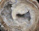Crystal Filled Dugway Geode (Polished Half) #38860-1